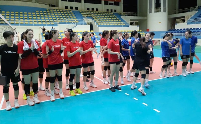 VTV Binh Dien Long An will face Phu Tho in the 2025 National U23 Volleyball Tournament. Photo: VTV BDLA