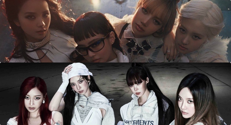 Blackpink and aespa. Photo: Lotte.