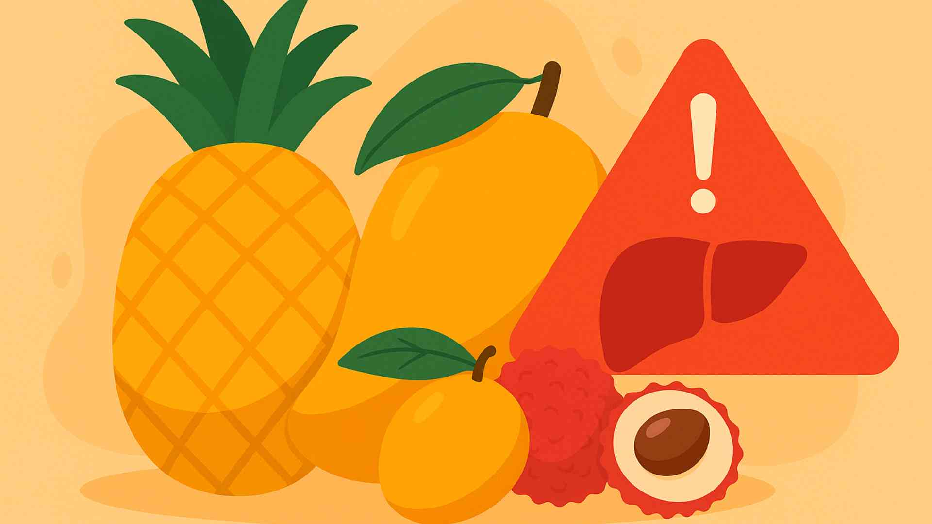 Fruits that increase liver enzymes. Graphic photo: Hoang Loc