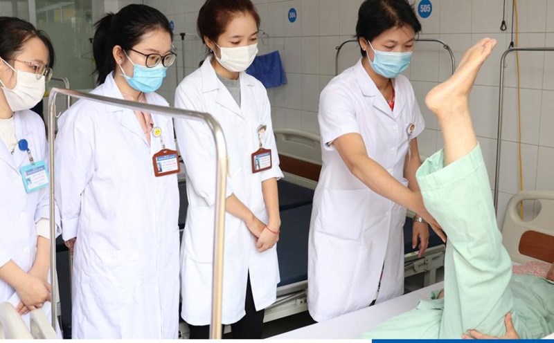 The benchmark score for the medical industry is always high. Photo: Hanoi Medical University