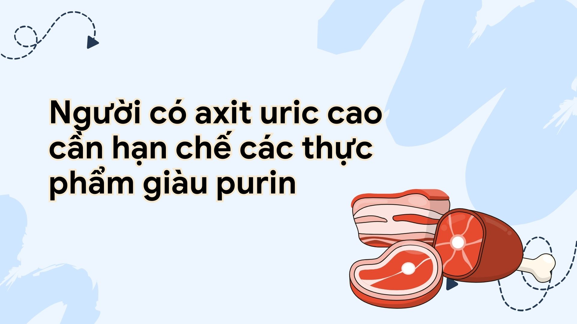 Limit eating red meat because it can increase uric acid. Graphic photo: Nguyen Ly