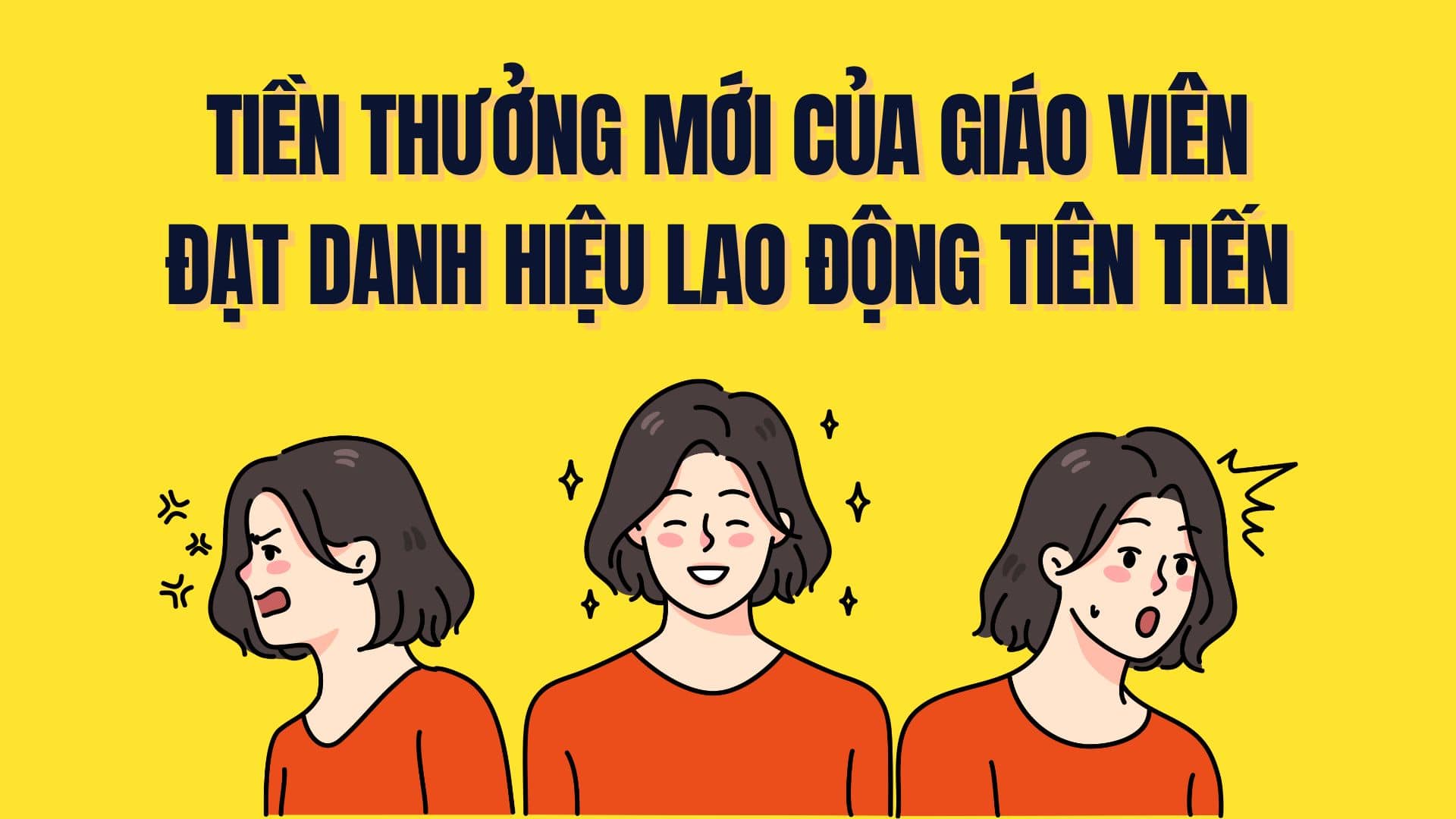 선진 노동자 칭호를 받은 교사의 새로운 보너스 금액. 그래픽: Tra My