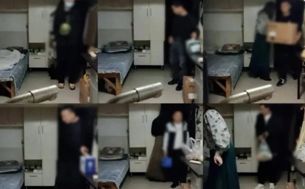 A series of videos that are said to be fake dating men are cheating on many guys who are "crazy" on social networks. Photo: Cut from video