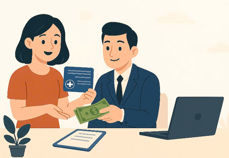 건강 보험 환급 조건. 그래픽: Huong Giang