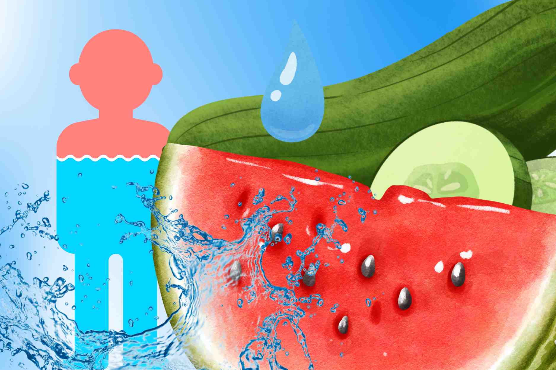 5 snacks that help you rehydrate effectively in hot summer