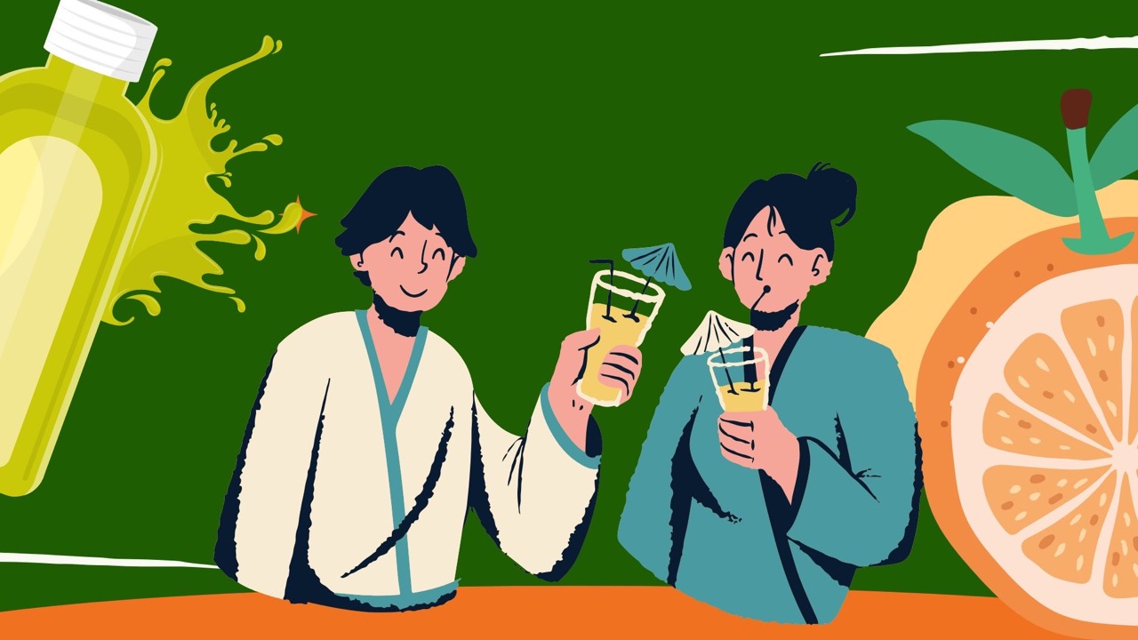 Gotu kola juice helps cool the liver and cool down in the summer. Graphic photo: Huong Son