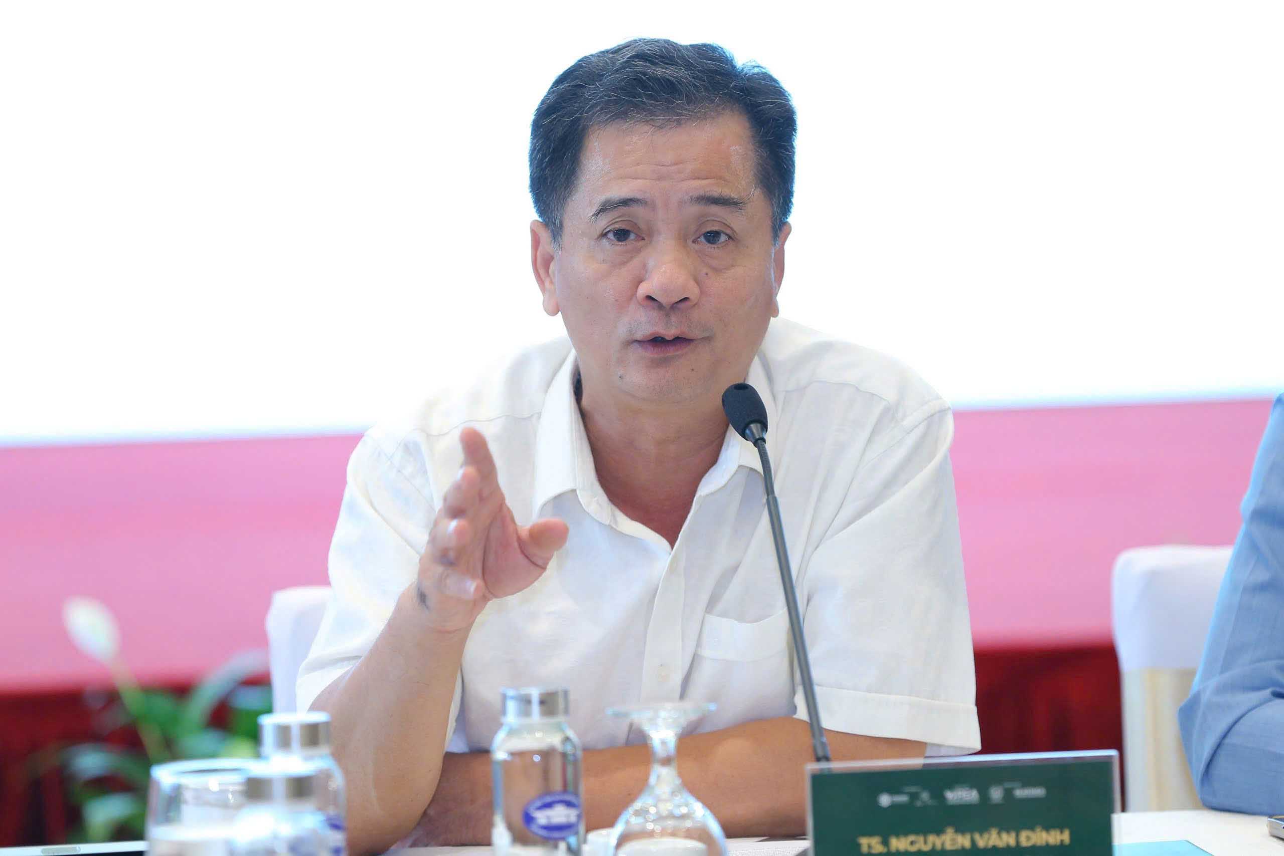 グエン・ヴァン・ディン博士は、ホーチミン市がスーパー都市になったことは、ハノイの投資家に黄金の機会を開いたと述べています。写真:Tran Khong.