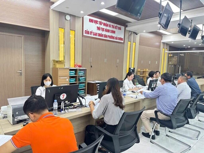 Cơ sở hành chính công ở Hải Phòng hoạt động hiệu quả sau sắp xếp