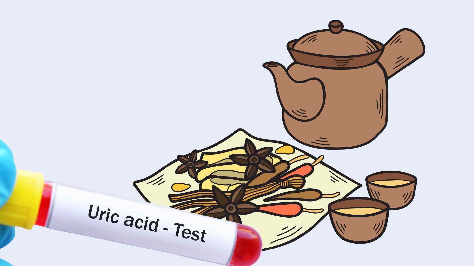 尿酸値を効果的に下げる漢方薬。写真:Hoang Loc