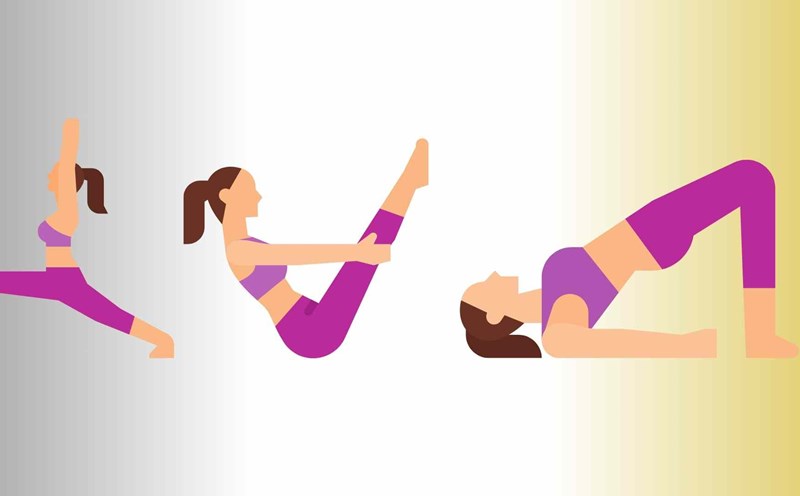 3 yoga exercises to help you lose weight quickly. Graphic photo: Hoang Loc