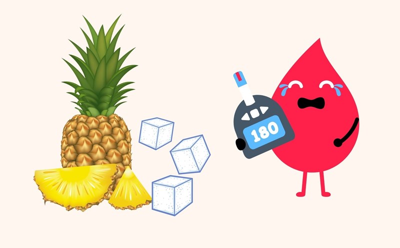 A familiar dish that causes a rapid increase in blood sugar. Graphics: Linh Dan