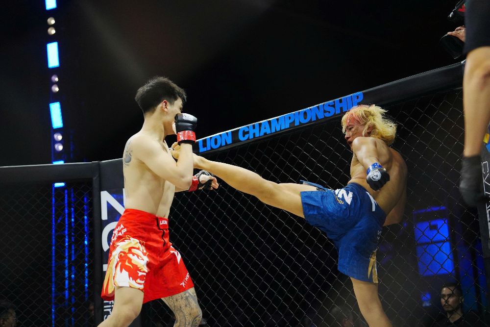 Tran dau cuoi cua su kien LC24 la MMA DUO hang 130kg doi Manh Long Dai Viet (do) va Phong Hoa Son Lam (xanh). Man so tai nay la tam diem cua su chu y khi cac doi thu khieu chien mau lua truoc gio thi dau.