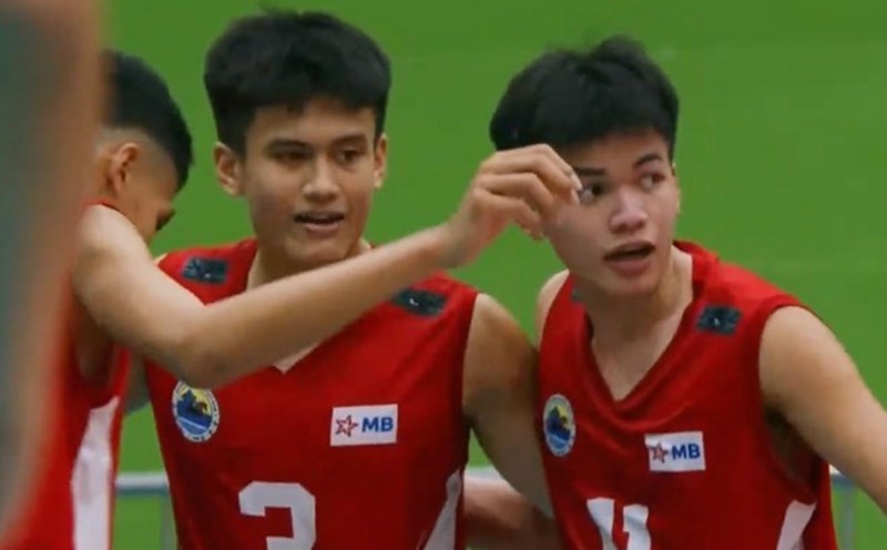 The National U23 Volleyball Tournament took place today (July 13. Photo: VFV