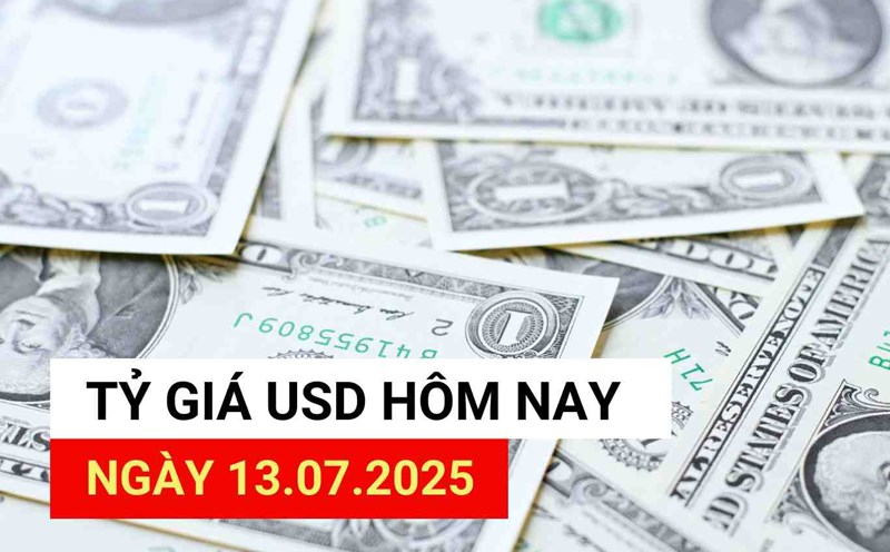 USD exchange rate today 13.7.2025.