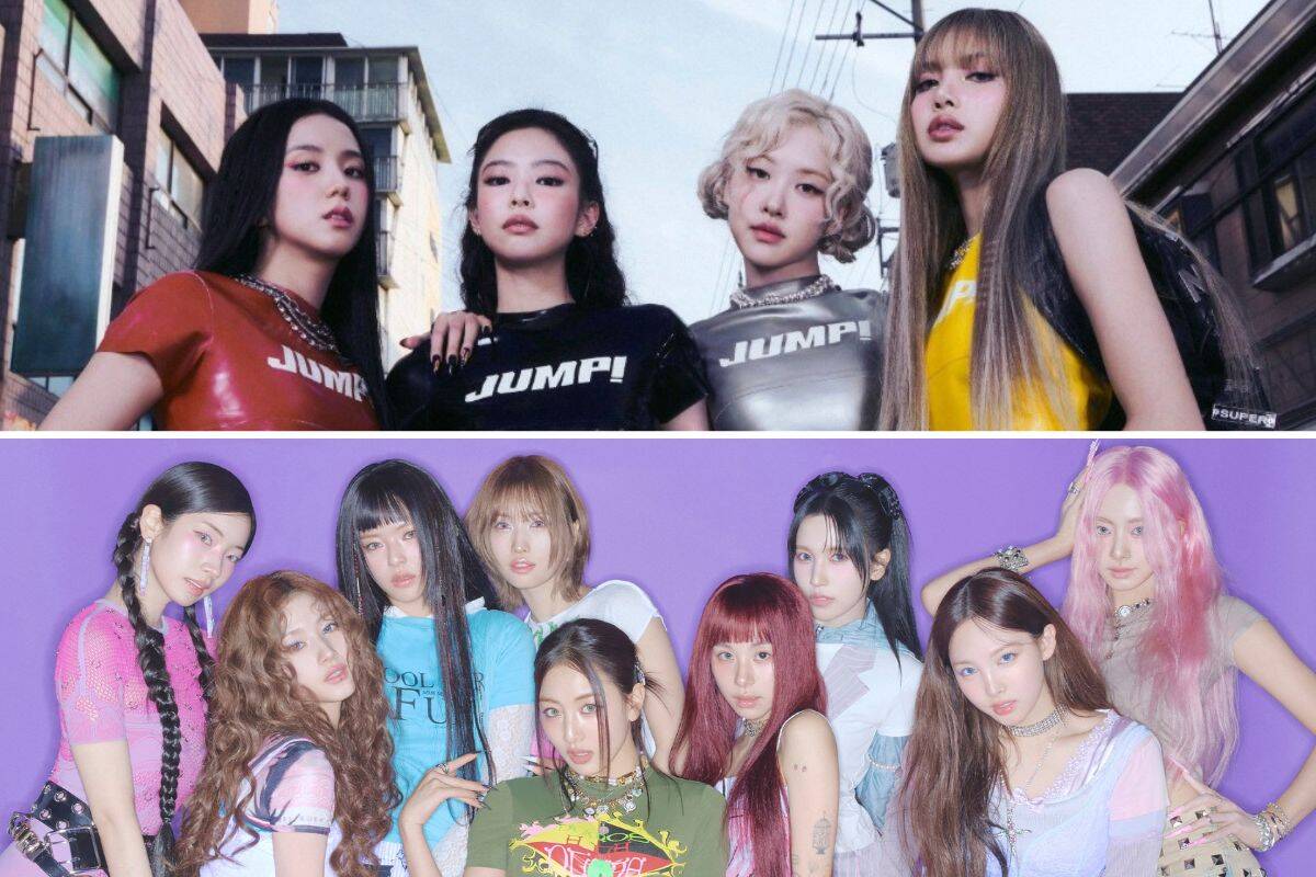 Kpop girl group Blackpink and TWICE. Photo: YG, JYP