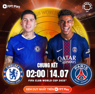 첼시 대 PSG의 2025 FIFA 클럽 월드컵 결승전은 7월 14일 오전 2시에 열립니다. 사진: FPT Play