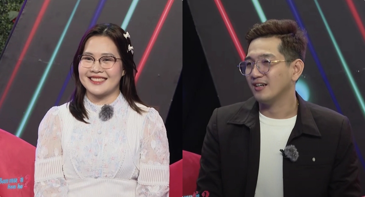 The couple at "You want to date". Photo: MCV Producer.