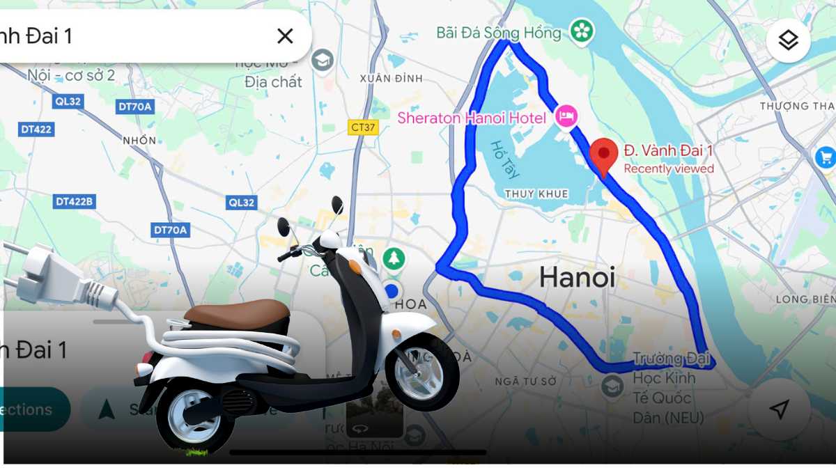 Bản đồ chi tiết Vành đai 1 Hà Nội. Đồ họa: Trà My