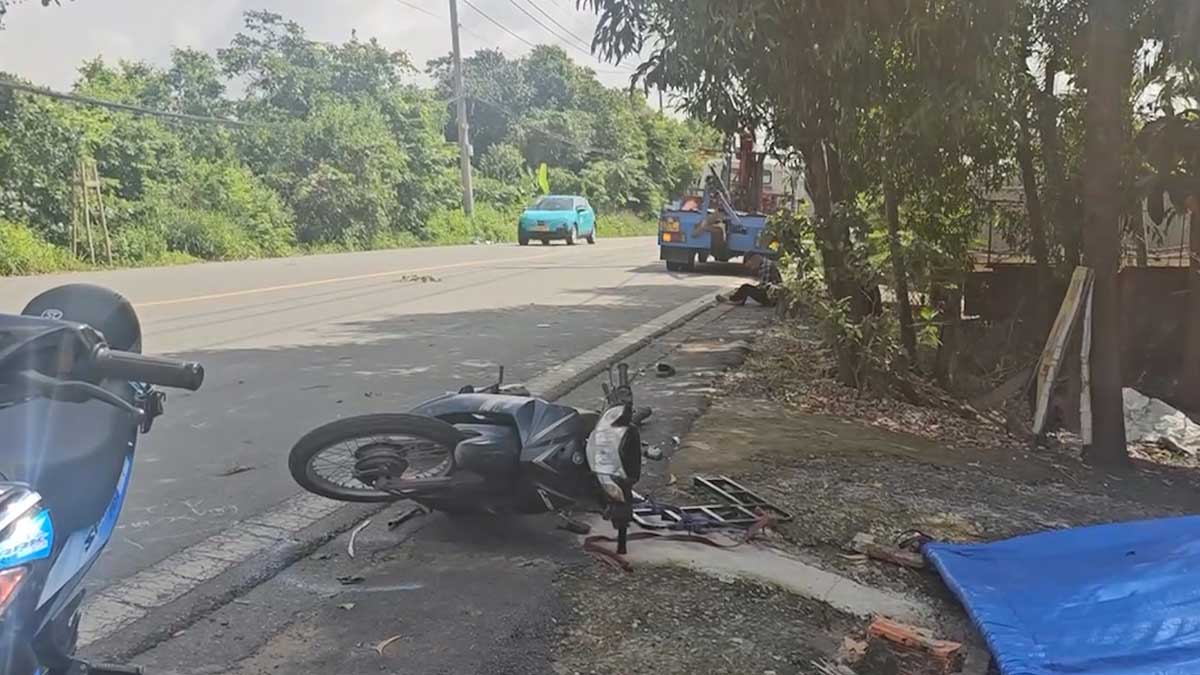 Scene of a series of accidents in Ho Chi Minh City, 2 people were seriously injured. Photo: Minh Tam