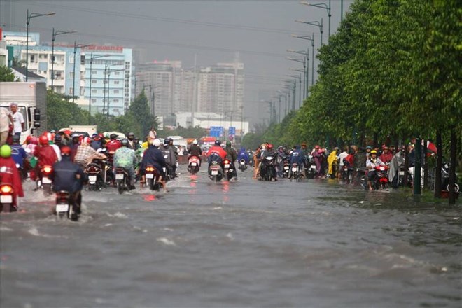 Dự báo ngày có mưa to ở Nam Bộ
