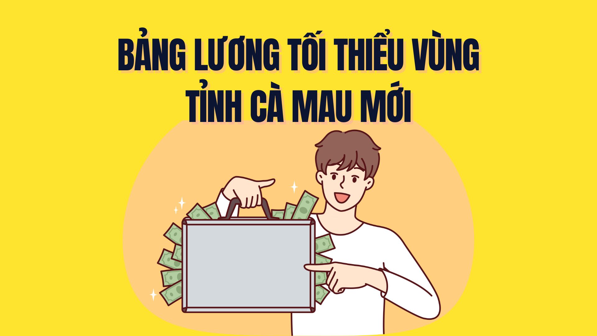 The new minimum wage in Ca Mau province. Graphics: Tra My