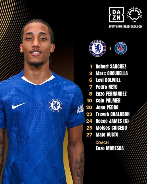 Doi hinh xuat phat cua Chelsea. Anh: FIFA