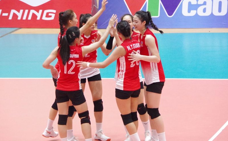 The Information Corps will meet Vietinbank at the 2025 National U23 Volleyball Tournament. Photo: BCTT