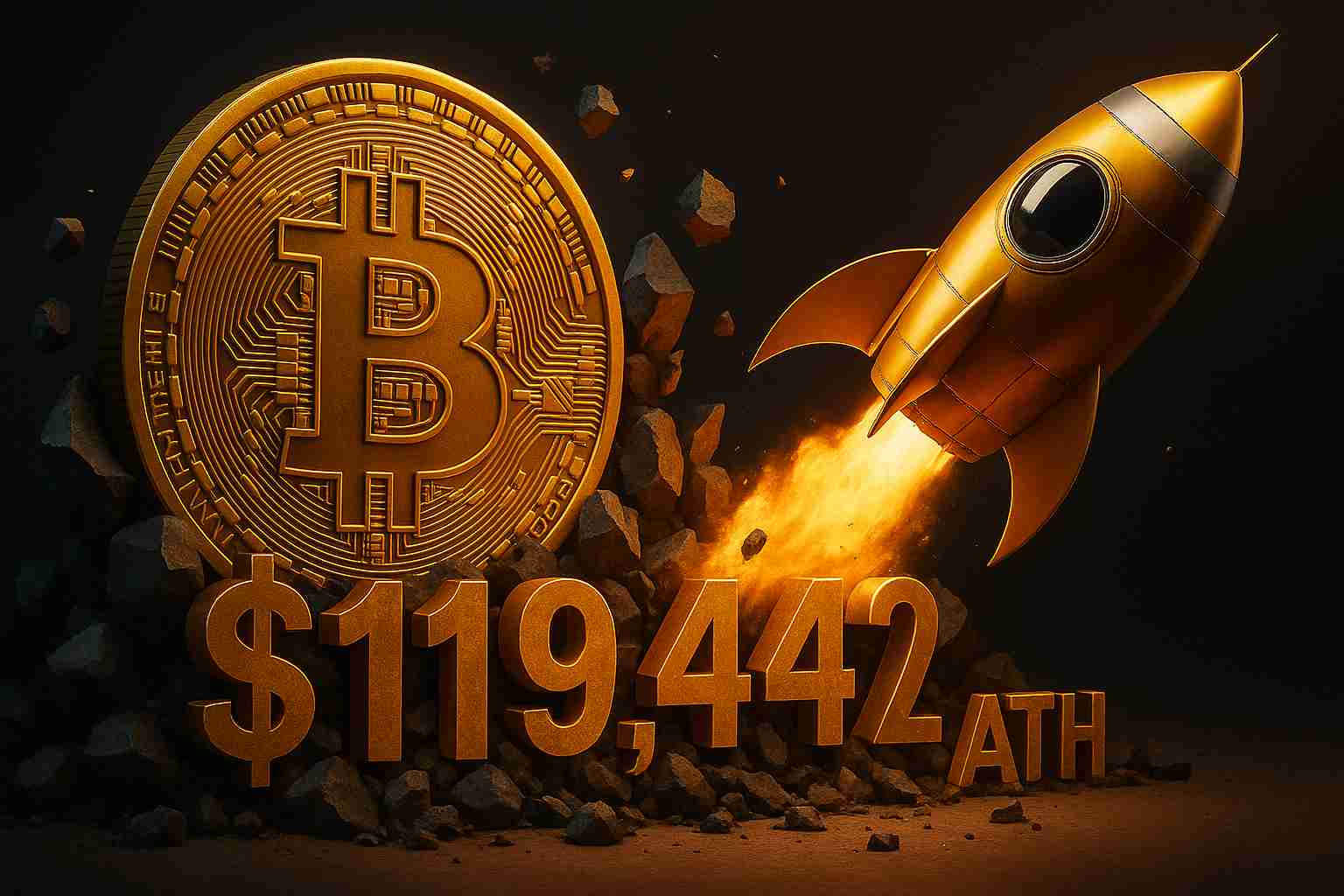 Bitcoin continua rompiendo el pico historico. Grafico: Long Nguyen