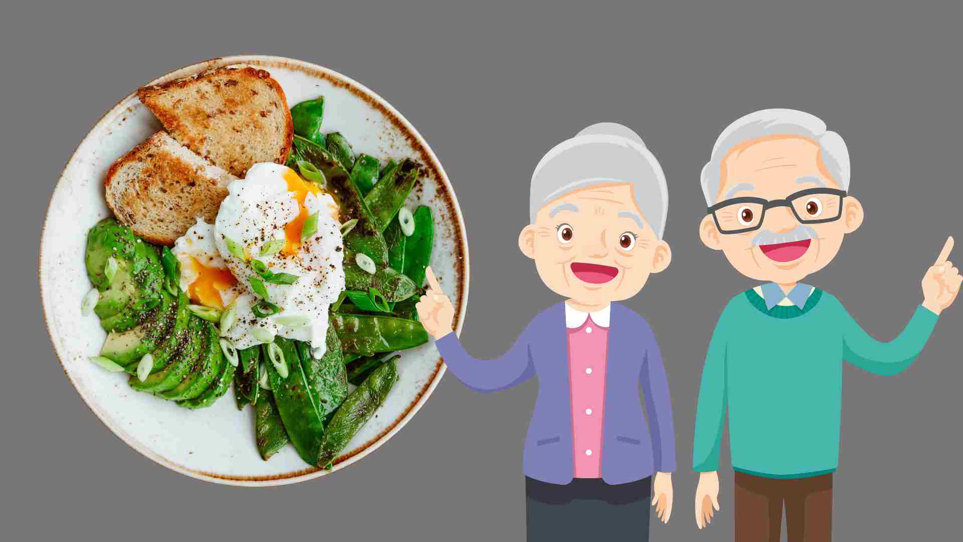 A healthy breakfast helps prolong life in the elderly. Graphics: Ha May