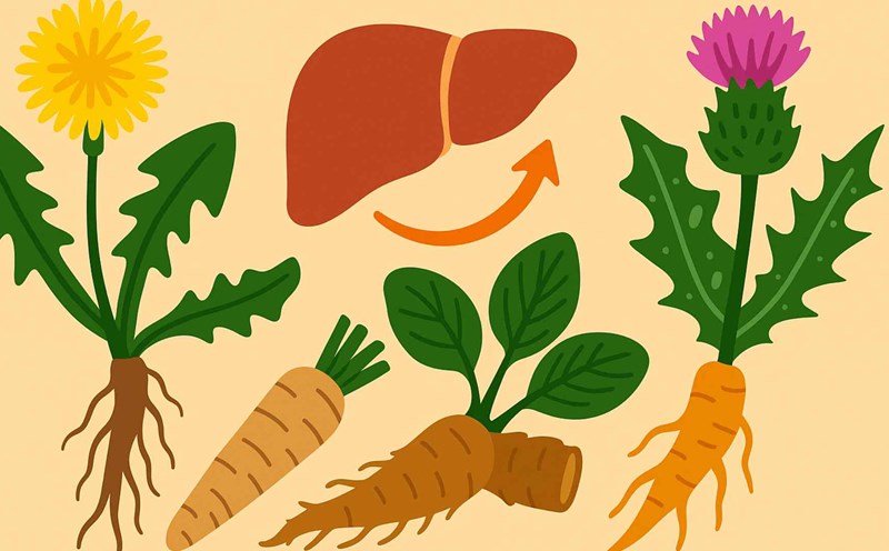 Some types of tree roots detoxify the liver. Graphic photo: Hoang Loc