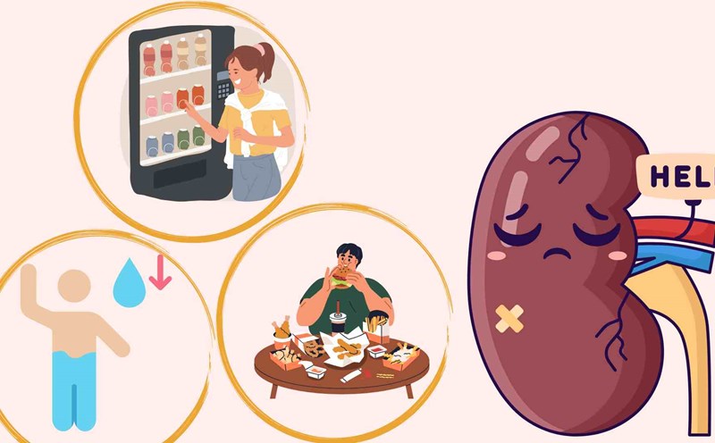 3 harmful evening habits that silently destroy the kidneys. Graphic photo: Thai Anh