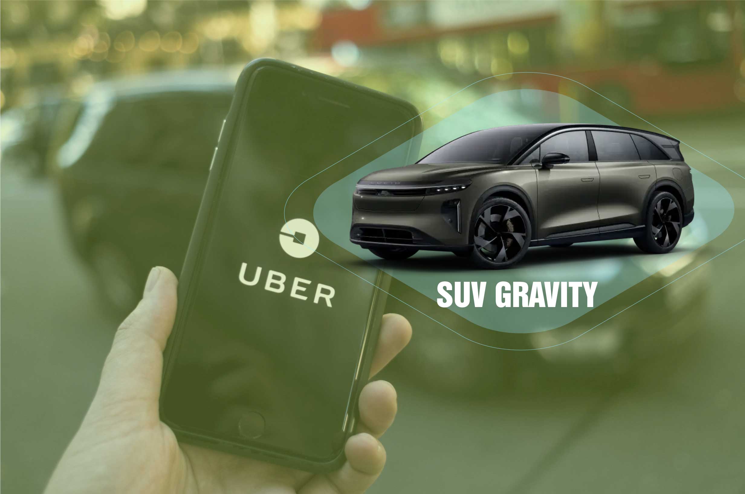 Uber Technology Car Service Company ha anunciado un acuerdo de cooperacion de $ 300 millones para desplegar mas de 20,000 tranvias Robotaxi. Foto grafica van thang