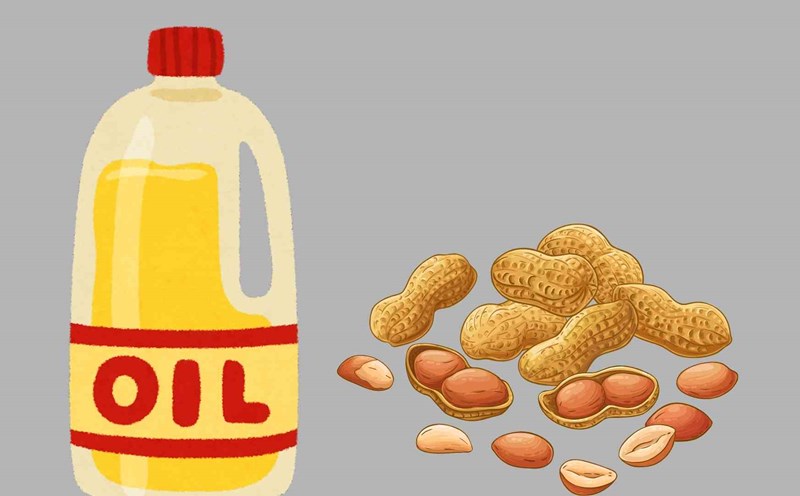 Peanut oil is a heart-healthy food, beautifies the skin and effectively prevents aging. Graphic photo: Hoang Loc