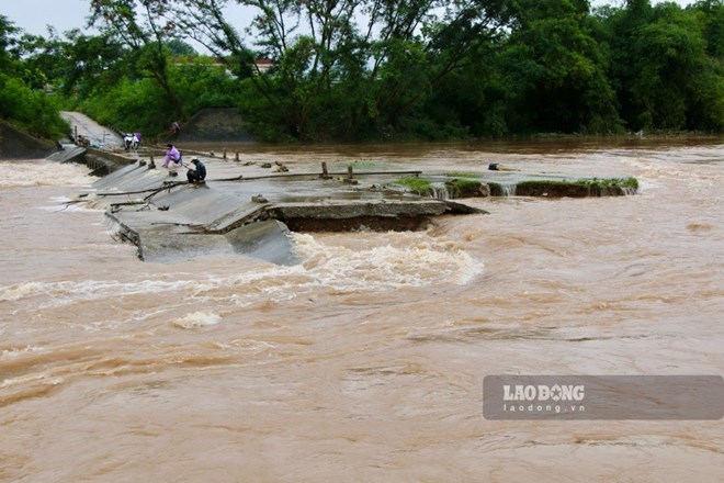 Cảnh báo lũ quét, sạt lở đất đạt cấp 1 tại Thái Nguyên