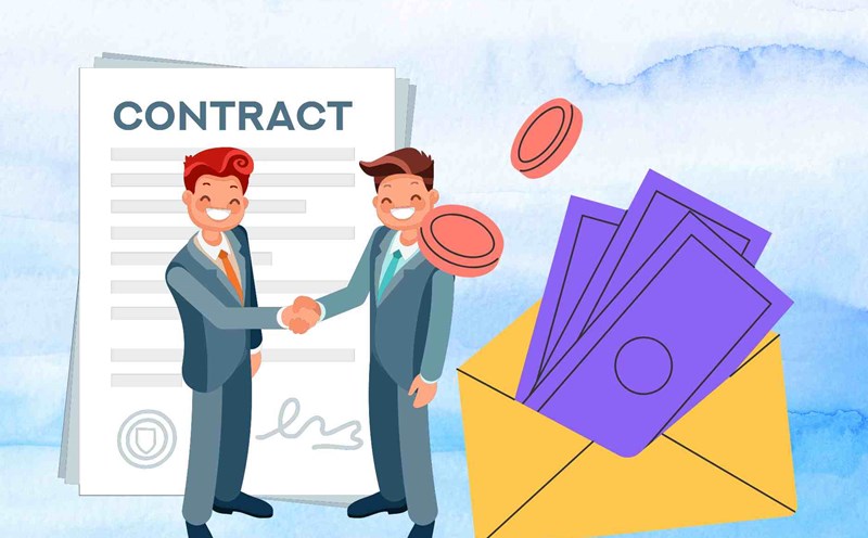 In case of receiving salary during the period of temporary suspension of labor contract implementation