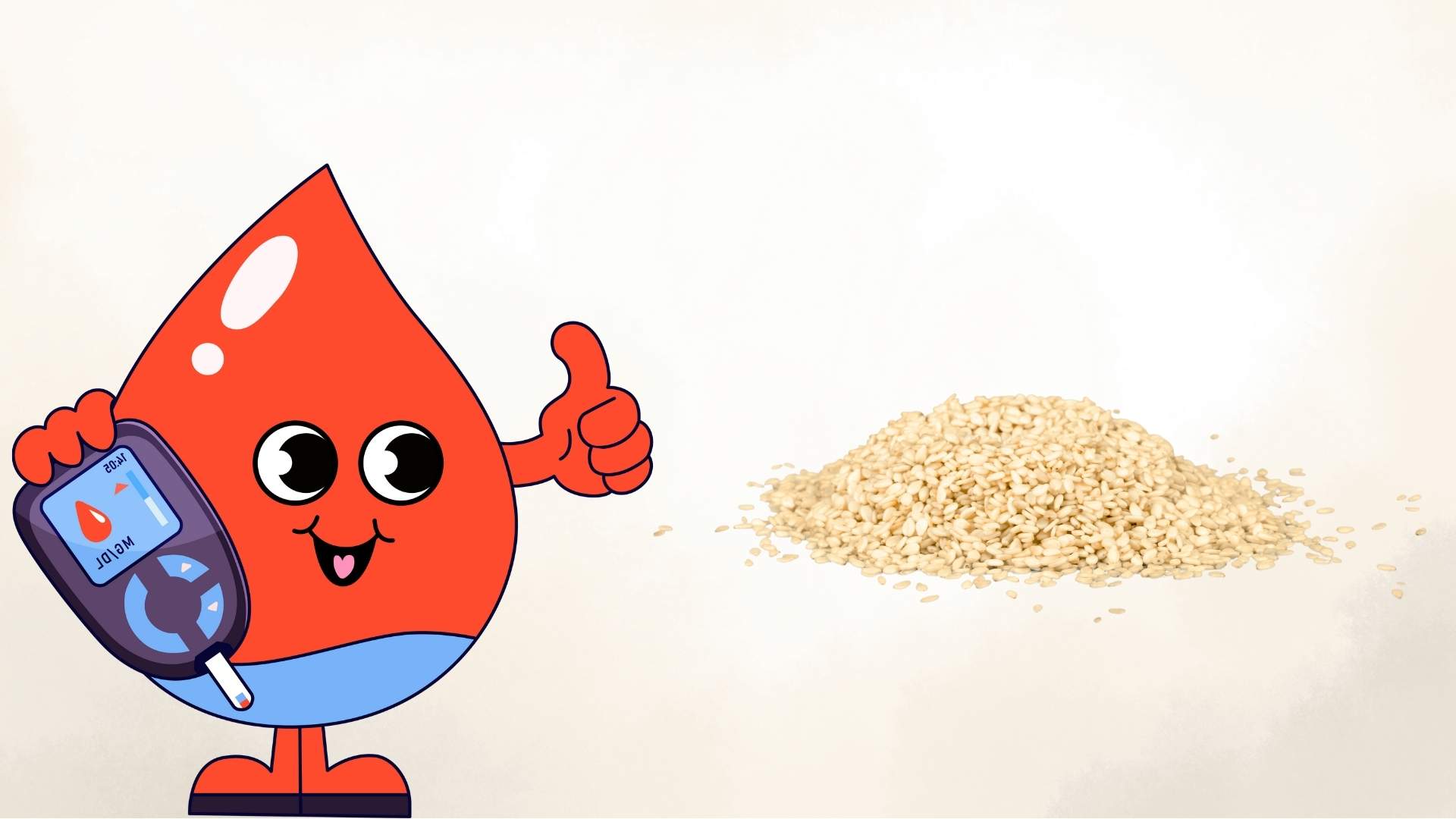 Sesame seeds are very good for diabetics. Graphics: Thanh Lam