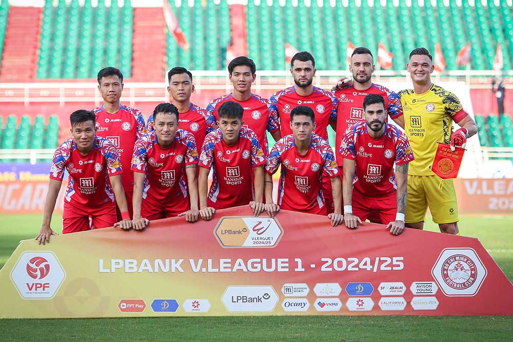 Ho Chi Minh City will have 2 teams participating in V.League 2025-2026, Becamex Ho Chi Minh City and Ho Chi Minh City Police. Photo: Ho Chi Minh City Club