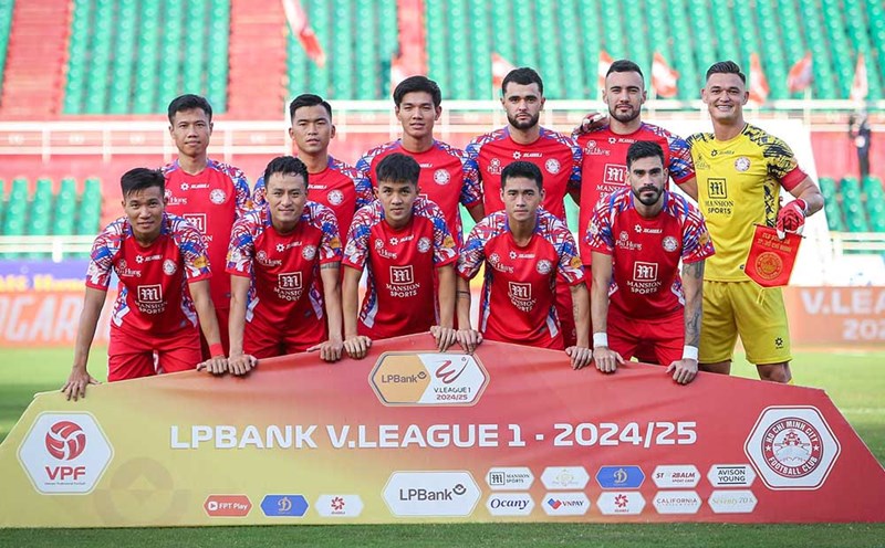 Ho Chi Minh City will have 2 teams participating in V.League 2025-2026, Becamex Ho Chi Minh City and Ho Chi Minh City Police. Photo: Ho Chi Minh City Club