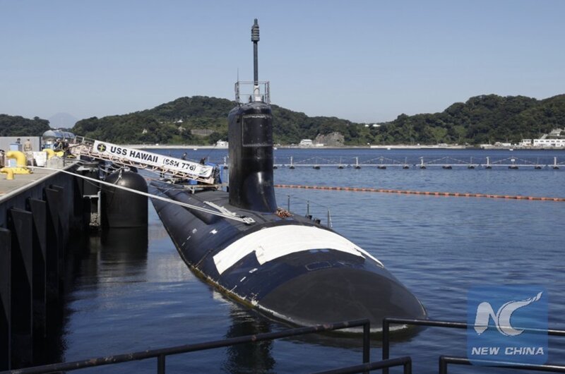 A US Navy Submarine. Photo: Xinhua
