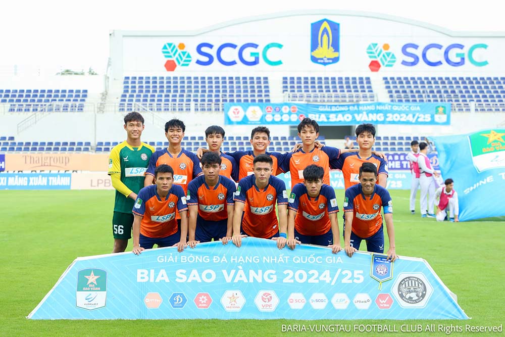 Ba Ria - Vung Tau 팀은 TPHCM 클럽으로 이름을 변경했습니다. 사진: BRVT FC