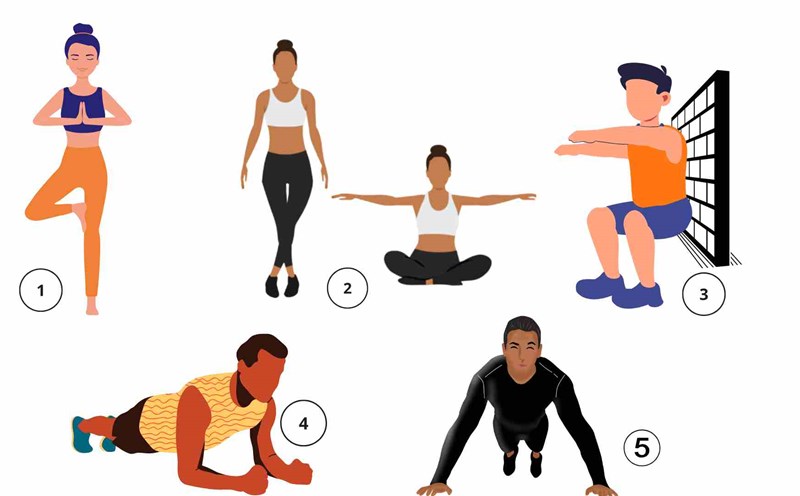 Some strength exercises are good for people aged 50. Graphics: Ha May