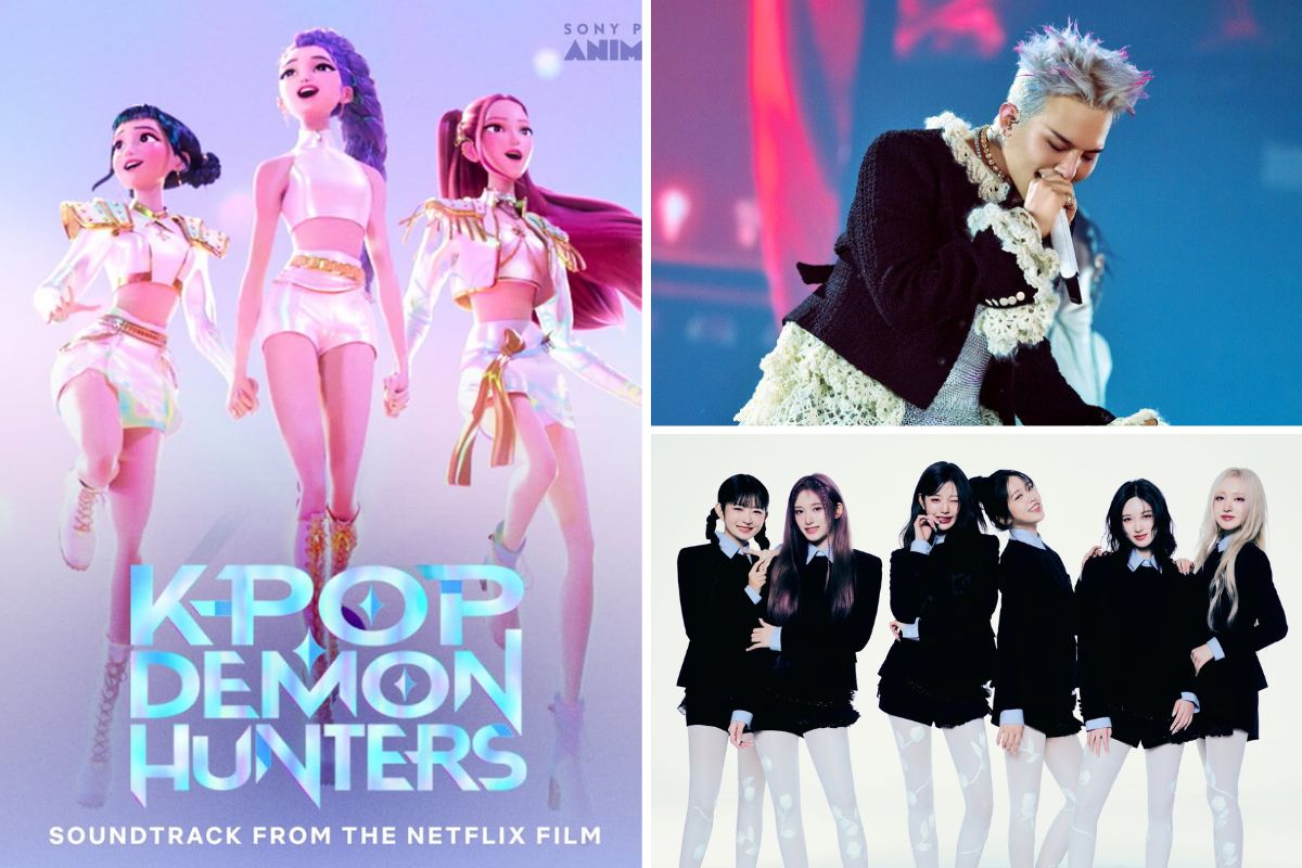 El grupo musical virtual Huntr/x sab con logros con G-Dragon IVE. Foto: Netflix Galaxy StarShip