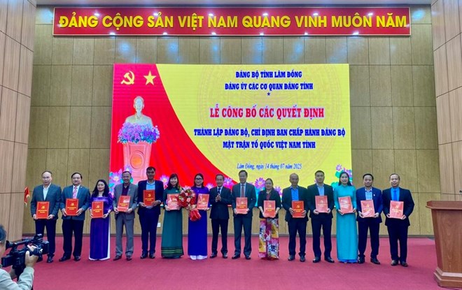 Ông Phạm Triều làm Bí thư Đảng ủy Mặt trận Tổ quốc Việt Nam tỉnh Lâm Đồng