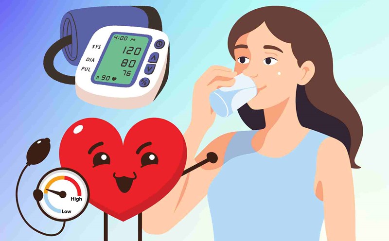 Tips on how to drink water to stabilize blood pressure