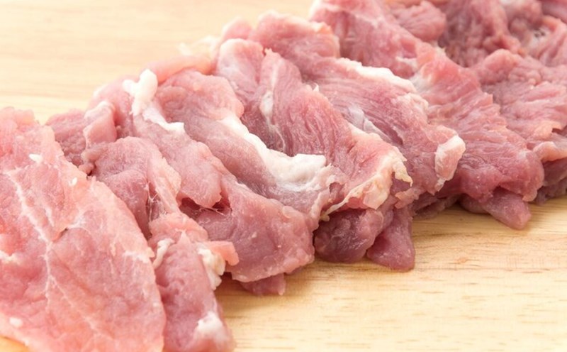 How to recognize delicious pork and sick pork. Photo: Thuy Duong