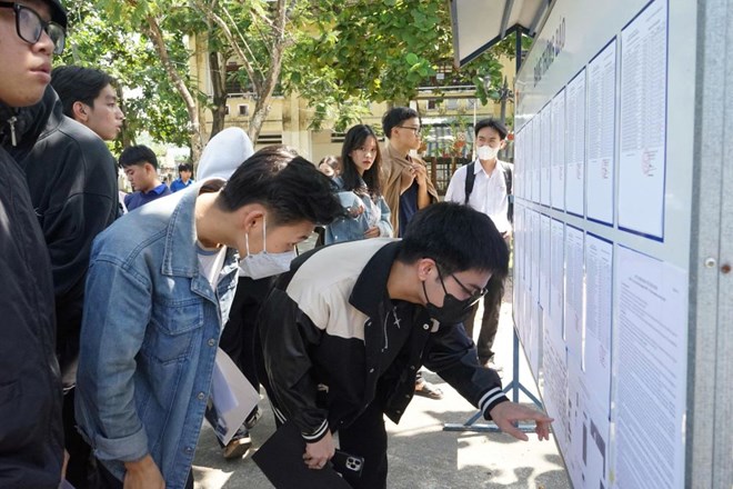 Ket qua thi tot nghiep THPT tai Da Nang va Quang Nam cu se duoc cong bo vao ngay 16.7. Anh: Tran Thi