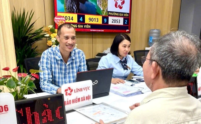 Social Insurance of Region XIII has 26 affiliated social insurance facilities. Photo: Hai Phong Social Insurance Portal