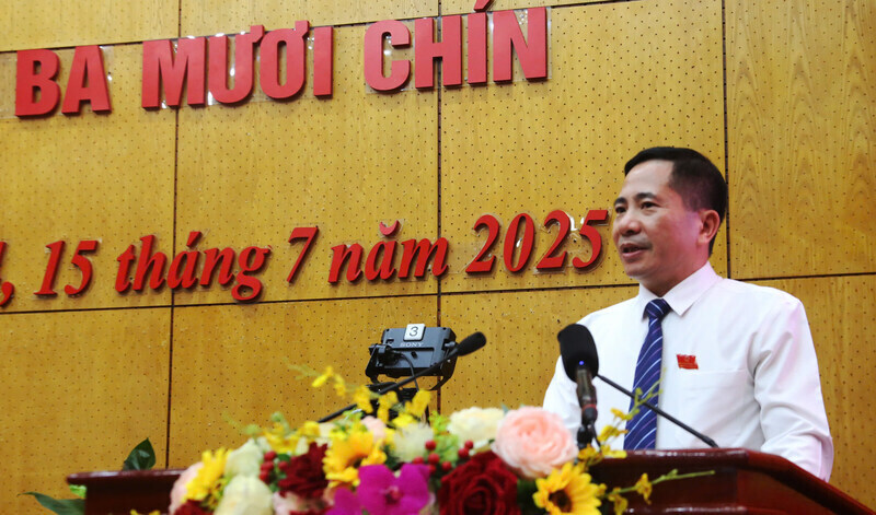 Mr. Nguyen Van Truong - new Vice Chairman of Lang Son Provincial People's Council. Photo: Thanh Binh