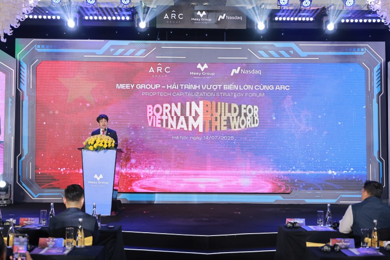 Ong Hoang Mai Chung, Chu tich HDQT Meey Group chia se tai su kien. Anh: Meey Group