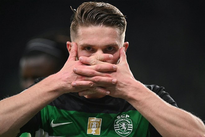 Gyokeres da o rat gan voi Arsenal. Anh: AFP